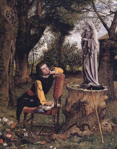 William Dyce Titian's First Experiments with Colour oil painting picture